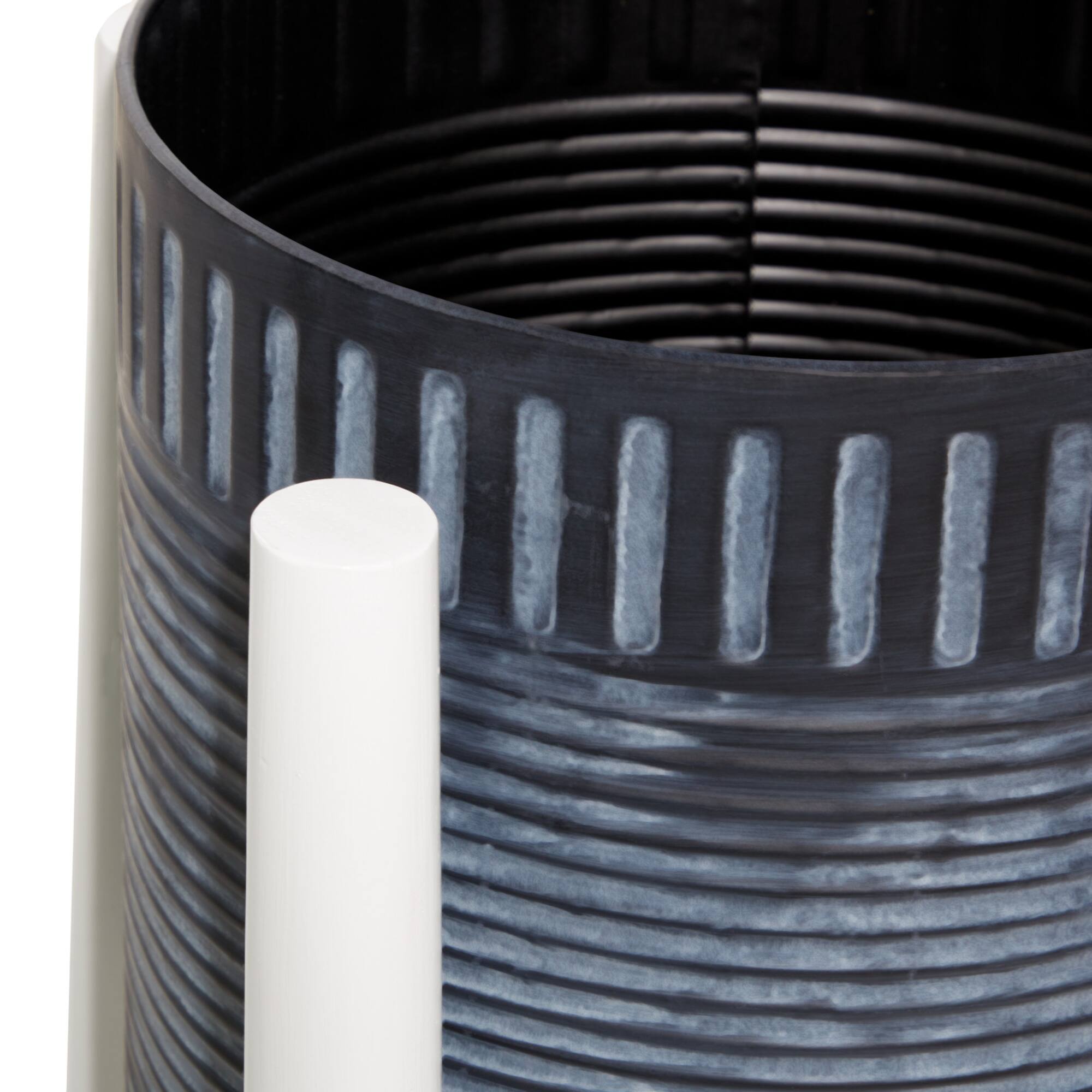 Black Metal Boho Planter Set